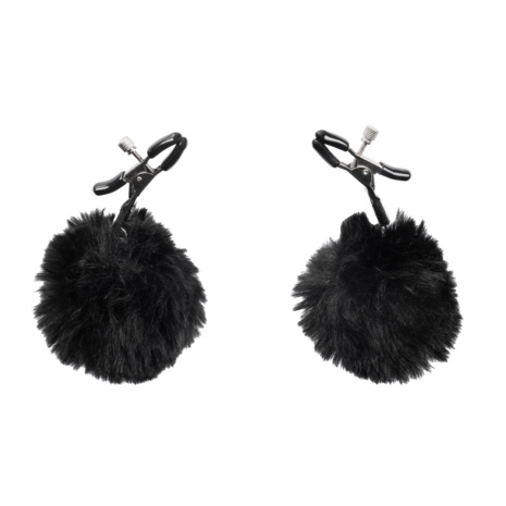 Rimba - Tepelklemmen met Pompons - Zwart