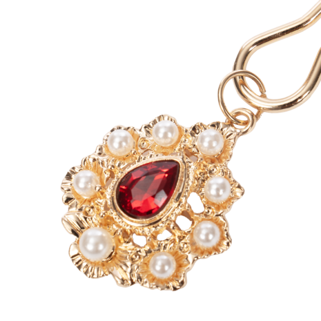 Rimba - Tepelklemmen met Strass Hanger - Goud