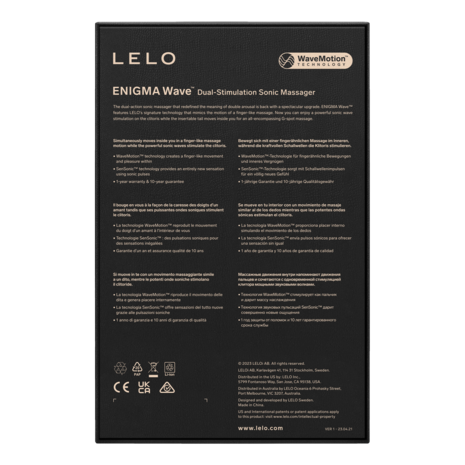 Lelo - Enigma Wave - G-spot en Luchtdruk Vibrator - Paars