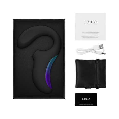 Lelo - Enigma Wave - G-spot en Luchtdruk Vibrator - Zwart