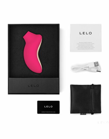 Lelo - Sona 2 - Luchtdruk Vibrator - Deep Pink