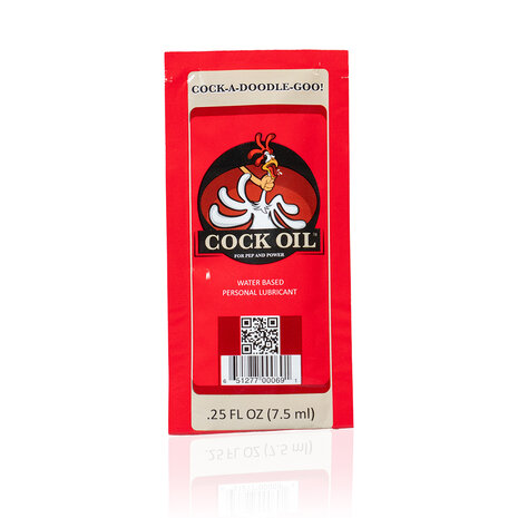 Cock Oil - Glijmiddel op Waterbasis - 7.5 ml