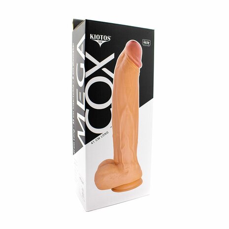 Kiotos Cox Mega Dildo Nr. 8 - 41 x 8 cm - Lichte Huidskleur