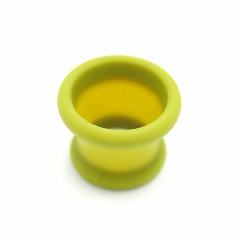 Kiotos - 2 in 1 Siliconen Cockring & Ball Stretcher - Rood/Groen