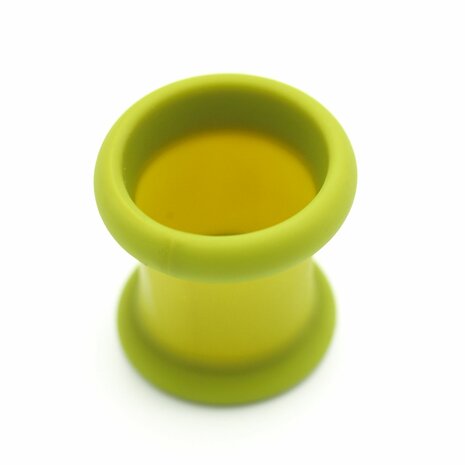 Kiotos - 2 in 1 Siliconen Cockring & Ball Stretcher - Extra Hoog - Rood/Groen