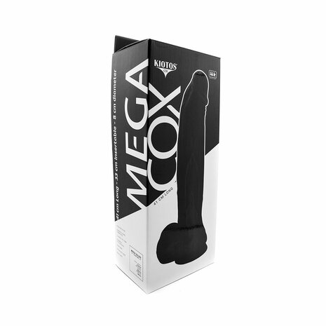 Kiotos Cox Mega Dildo Nr. 8 - 41 x 8 cm - Zwart