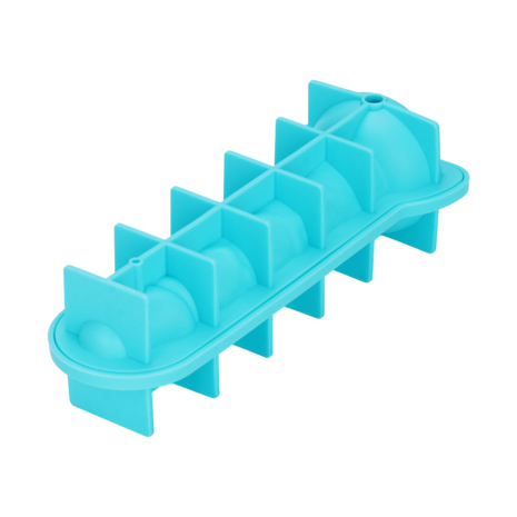 LoveToy - Siliconen IJsblokjesvorm - Realistische Penis - Blauw