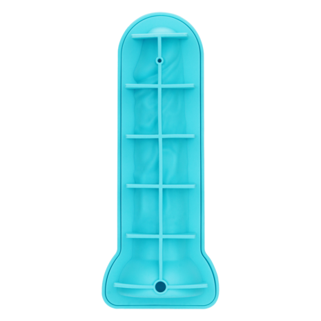 LoveToy - Siliconen IJsblokjesvorm - Realistische Penis - Blauw