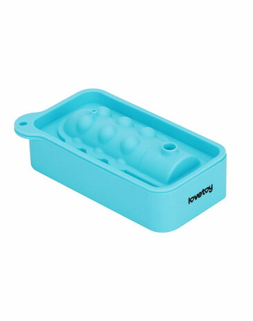 LoveToy - Siliconen IJsblokjesvorm - Mini Penis - Blauw
