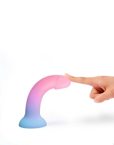 Love to Love - Utopia - Dildolls - Gladde Dildo - Roze/Violet/Blauw - Maat M