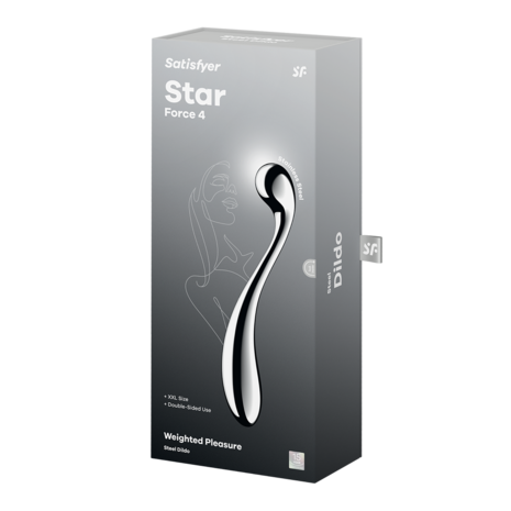 Satisfyer - Star Force 4 - RVS Dildo