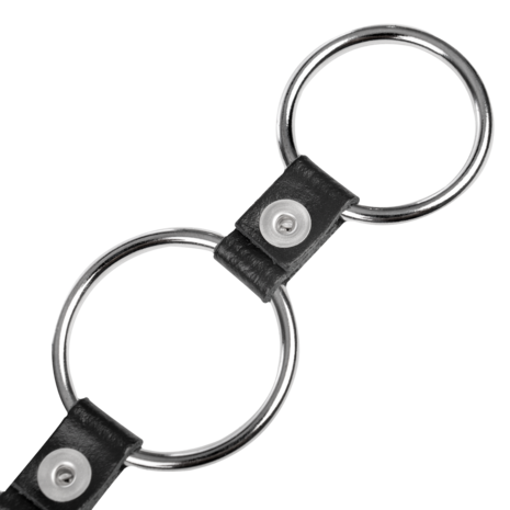 Rimba - Triple Cockring Metaal - Zwart