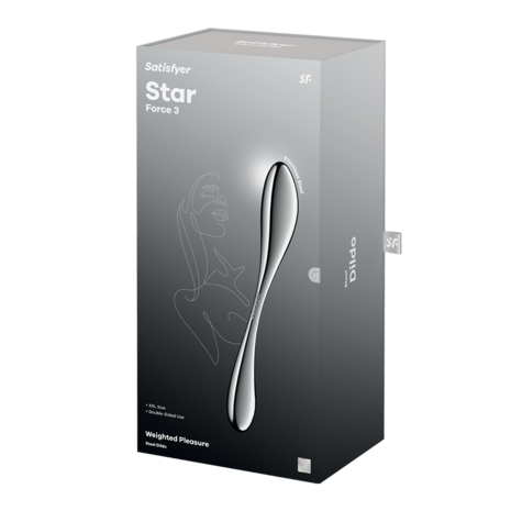 Satisfyer - Star Force 3 - RVS Dildo