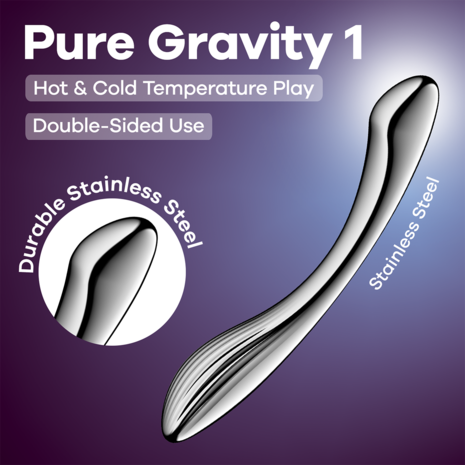 Satisfyer - Pure Gravity 1 - RVS Dildo