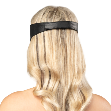 Rimba - Lederen Blinddoek - Zwart