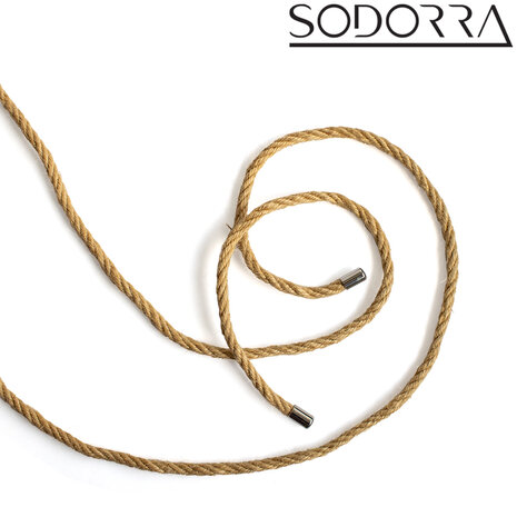 SODORRA - Hemp Shibari Bondagetouw - Naturel - 5 meter