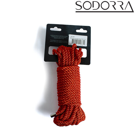 SODORRA - Shibari Bondagetouw - Rood - 10 meter