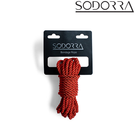 SODORRA - Shibari Bondagetouw - Rood - 5 meter