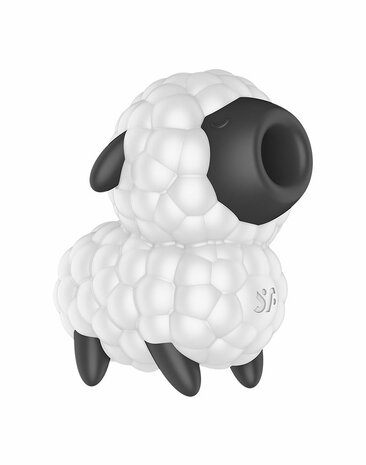 Satisfyer - Dreamy Sheep - Luchtdruk Vibrator - Zwart/Wit