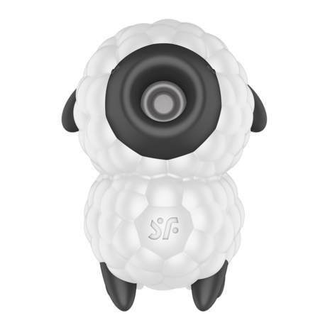 Satisfyer - Dreamy Sheep - Luchtdruk Vibrator - Zwart/Wit