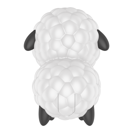 Satisfyer - Dreamy Sheep - Luchtdruk Vibrator - Zwart/Wit