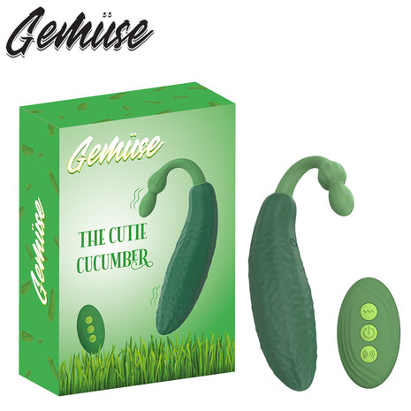 Gem&uuml;se - The Cutie Cucumber  - Vibrerende Groente Mini Vibrator
