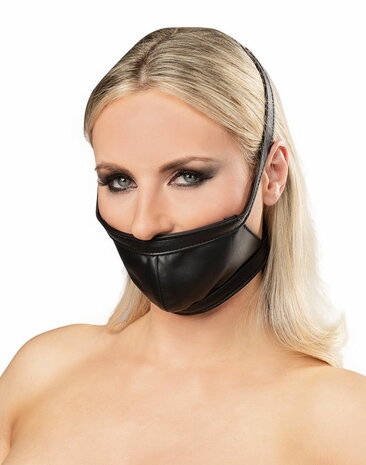 Rimba - Lederen Muilkorf - Zwart