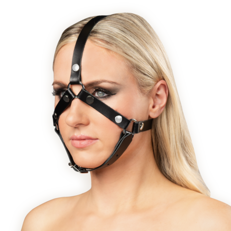 Rimba - Lederen Hoofdharnas - Zwart