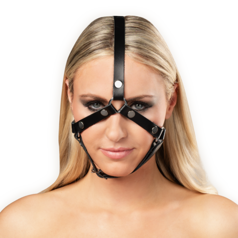 Rimba - Lederen Hoofdharnas - Zwart