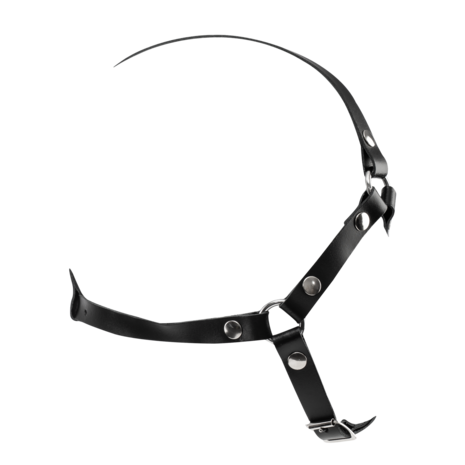 Rimba - Lederen Hoofdharnas - Zwart