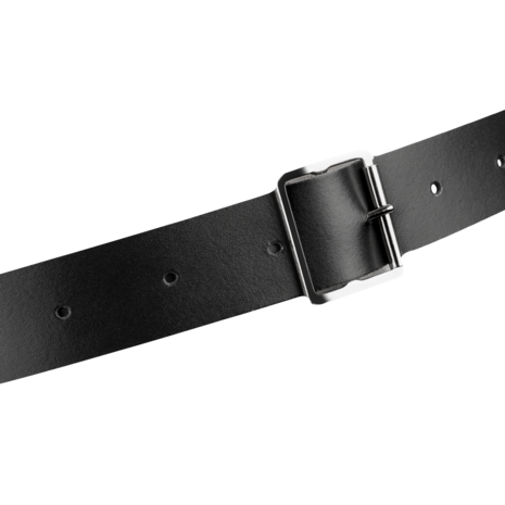 Rimba - Lederen Bondage Taille Harnas - Zwart