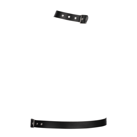 Rimba - Lederen Bondageharnas - Zwart