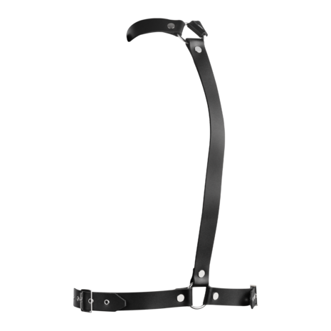 Rimba - Lederen Bondageharnas - Zwart