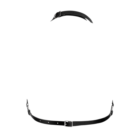 Rimba - Luxe Lederen Borstharnas met Zakken - Zwart