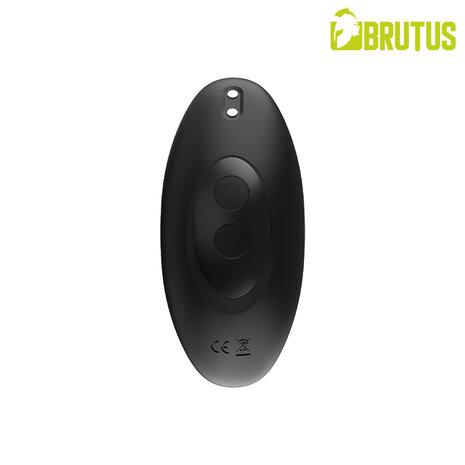 Brutus - RIMMER - Vibrerende Buttplug met Rimming Kralen - App Control - Zwart