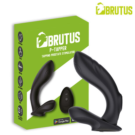 Brutus - P-TAPPER - Tapping Prostaat Stimulator - App Control - Zwart