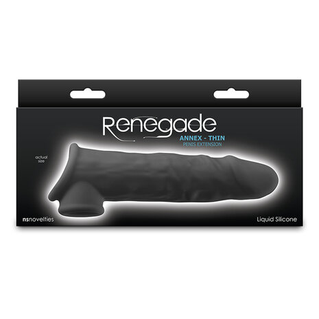 Renegade - Annex Thin - Penis Sleeve - Zwart
