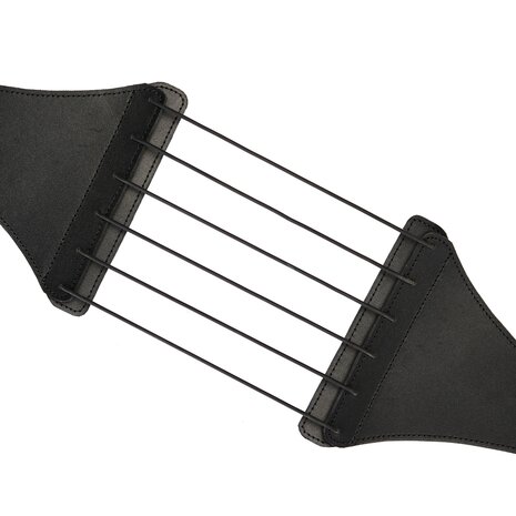 Liebe Seele - Punishment Harnas met Elastieken Snaren - Zwart