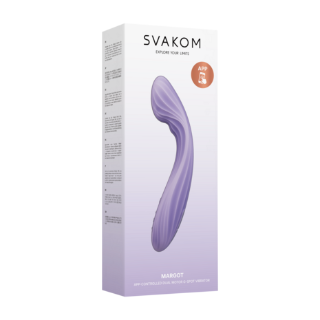 Svakom - Margot - G-spot Vibrator - Dubbele Motor - App Control - Lila