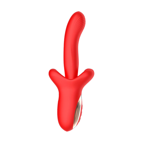 IY Vyron - Stotende & Knabbelende Vibrator - Rood
