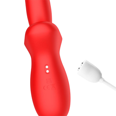 IY Vyron - Stotende & Knabbelende Vibrator - Rood