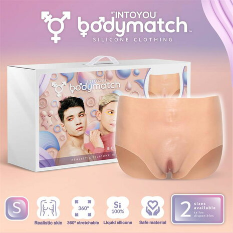 Bodymatch - Bennie - Realistisch Siliconen Onderlichaam met Vagina en Anus - Lichte Huidskleur - Maat S