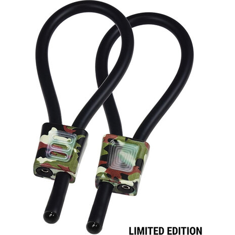 ElectraStim - Electrosex - ElectraLoops Prestige Camo - Penisringen - 2 stuks