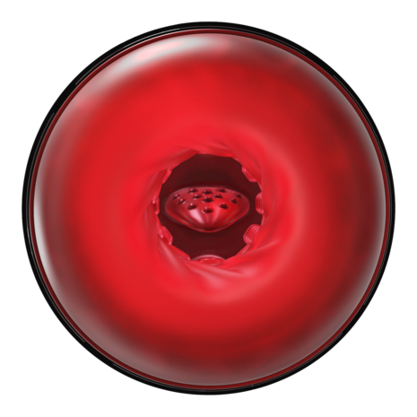 Rimba Toys - Orgastobator 07 - Masturbator - Rood/Transparant