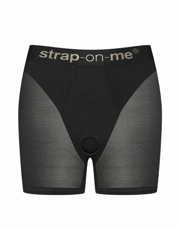 Strap-On-Me - Halo - Strap-On Harnas Broekje - Zwart - Maat S