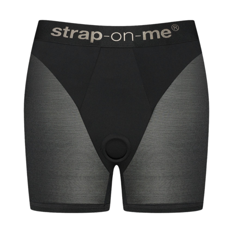 Strap-On-Me - Halo - Strap-On Harnas Broekje - Zwart - Maat XL