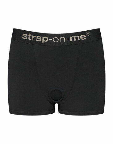 Strap-On-Me - Allure - Strap-On Harnas Short - Zwart - Maat L