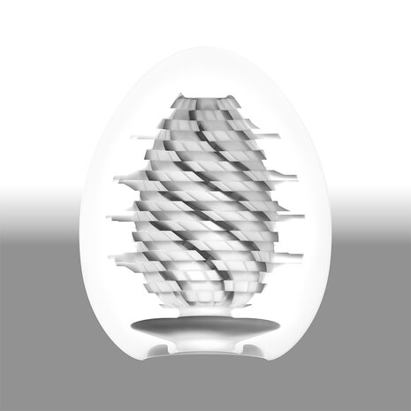 Tenga Twister Eggs 6 pack - Wegwerp Masturbators met Spiraalstructuur