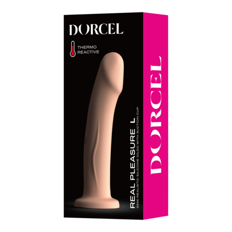 Dorcel - Real Pleasure - Stijlvolle Siliconen Dildo - Lichte Huidskleur - Maat L