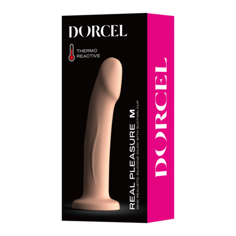 Dorcel - Real Pleasure - Stijlvolle Siliconen Dildo - Lichte Huidskleur - Maat M